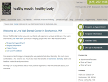 Tablet Screenshot of livewelldentalcenter.com